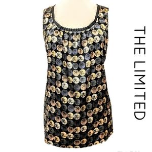 3/$15 THE LIMITED Polka Dot Moons blouse (medium)